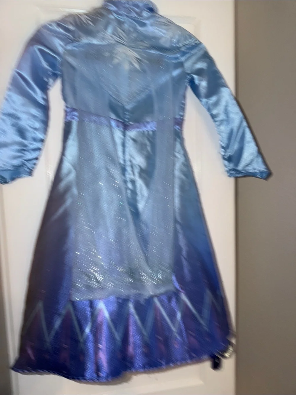 Disney Light Blue and Purple Frozen-Inspired Princess Costume Dress